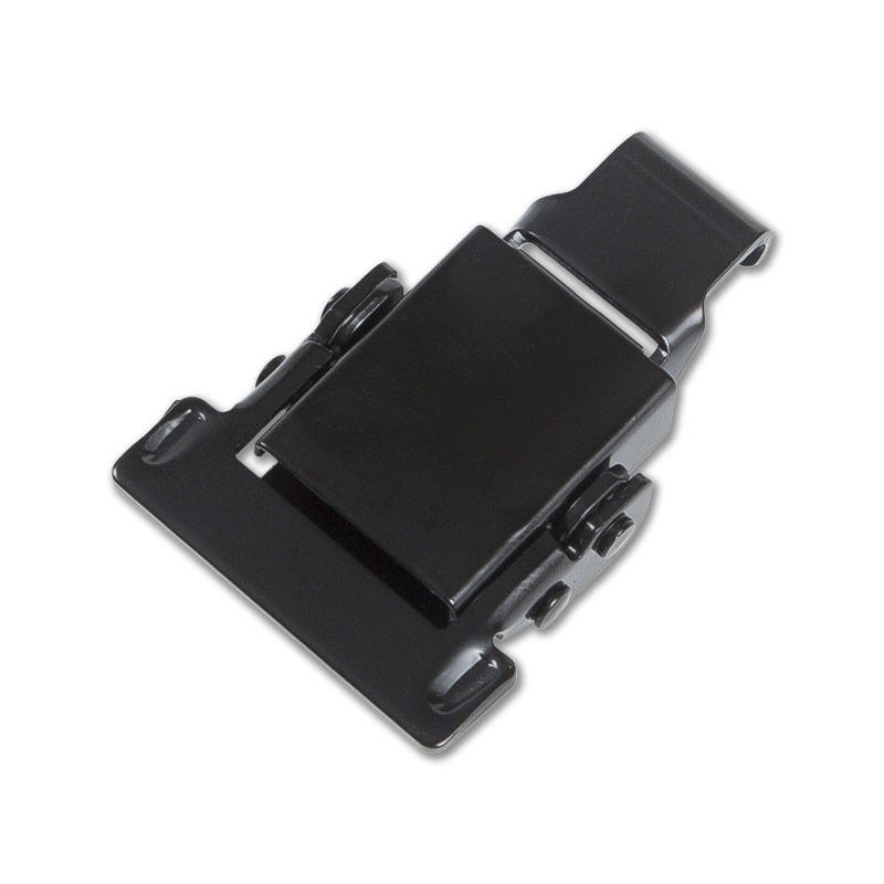 XT-83314-1 Square buckle, black iron latch, built-in spring, for Suitcases,Wooden Box