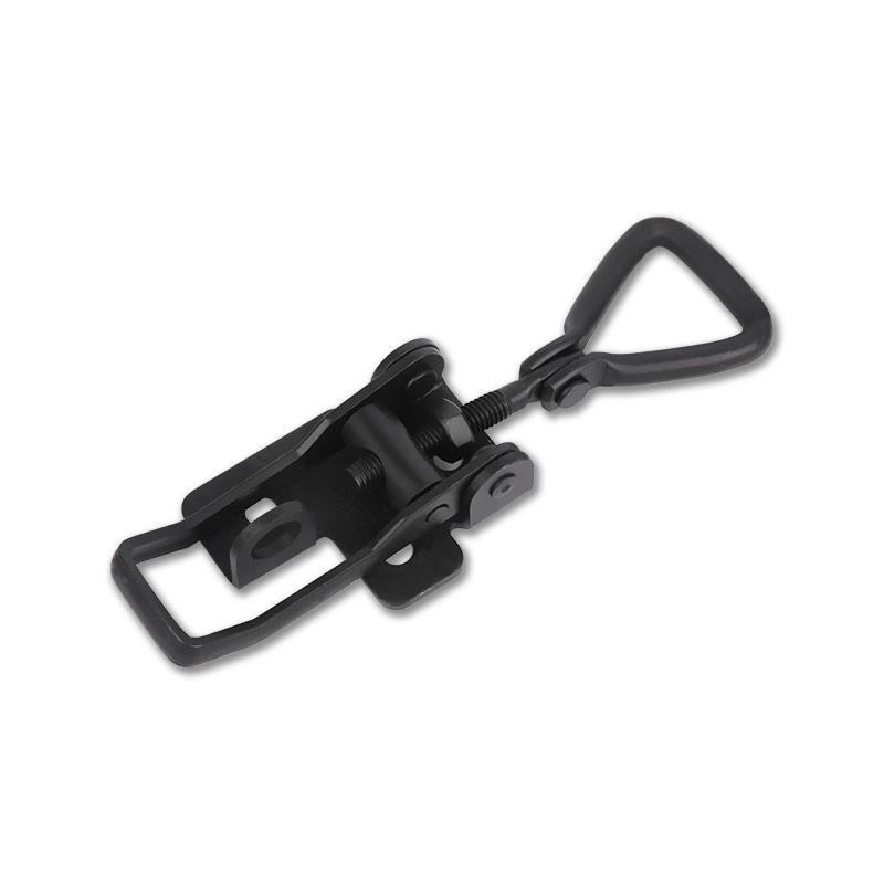 XTL-HC5611 Adjustable toggle latch, iron black surface triangular screw with keyhole industrial latch