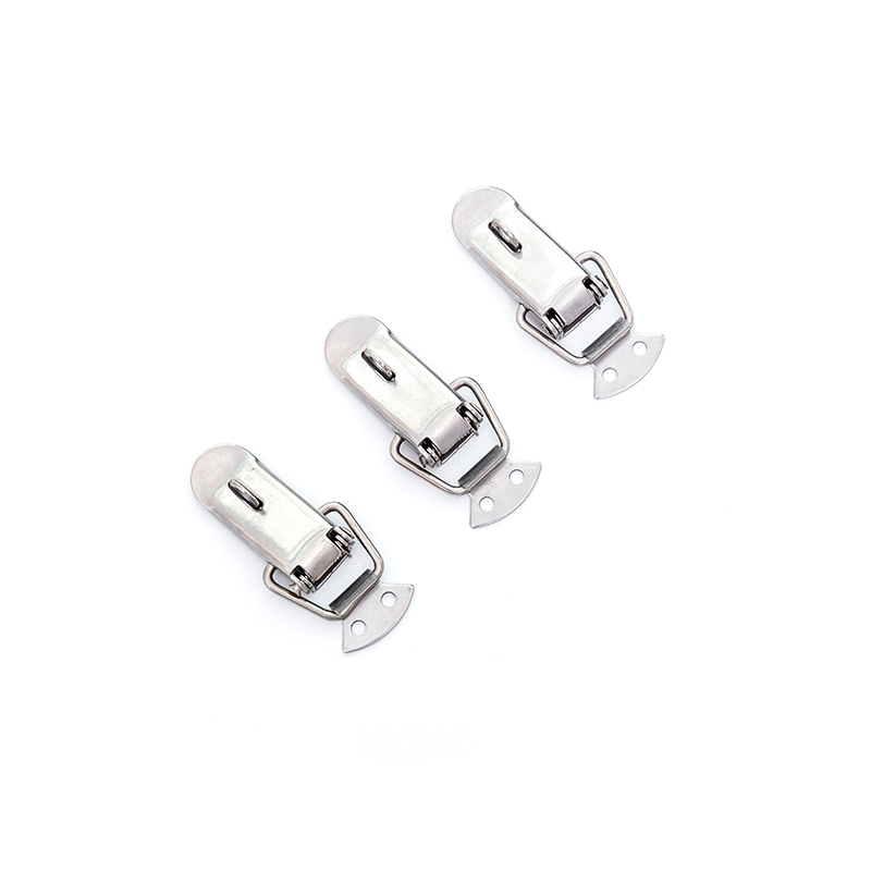 XT-L104K nickel plated iron luggage lock spring toolbox buckle hook buckle latch