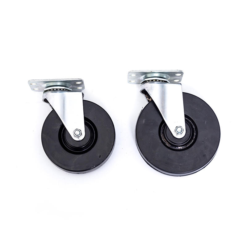 XT-CW5301 light duty industrial customized color plate castor swivel wheel caster for small carts